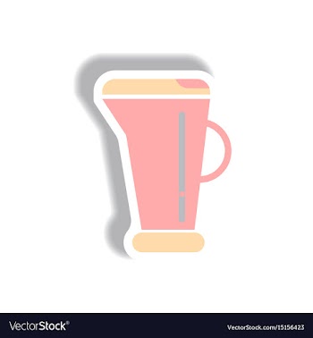 In paper sticker style vector image
