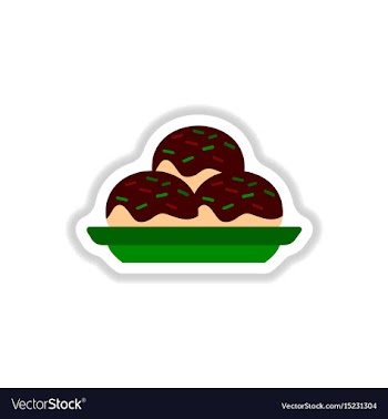 In paper sticker style vector image