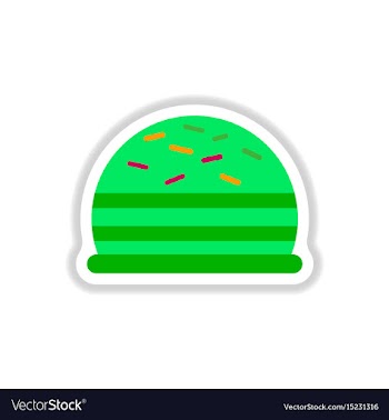 In paper sticker style vector image