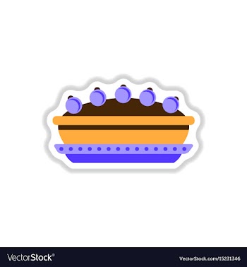 In paper sticker style vector image