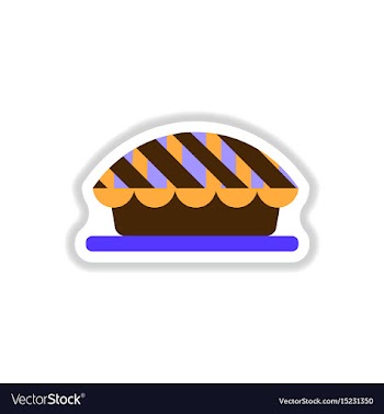 In paper sticker style vector image