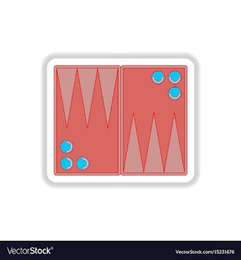 In paper sticker style vector image