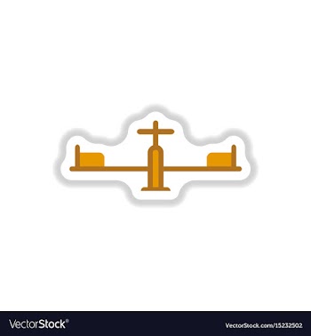 In paper sticker style vector image