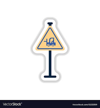 In paper sticker style vector image
