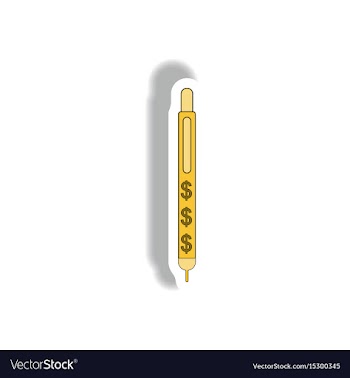 In paper sticker style vector image