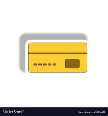 In paper sticker style vector image