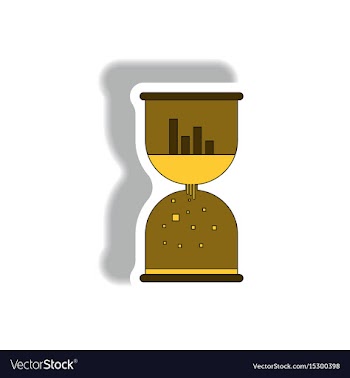 In paper sticker style vector image