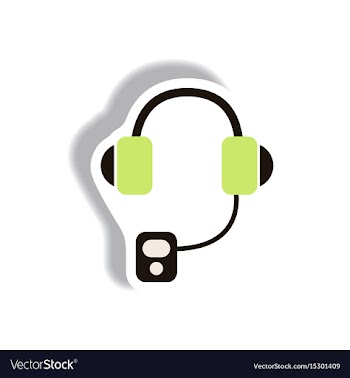 In paper sticker style vector image