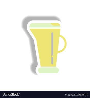 In paper sticker style vector image