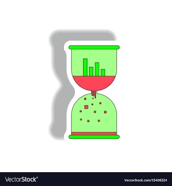 In paper sticker style vector image