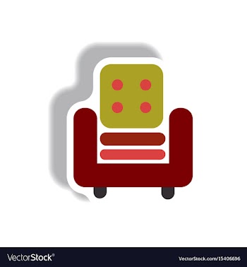 In paper sticker style vector image