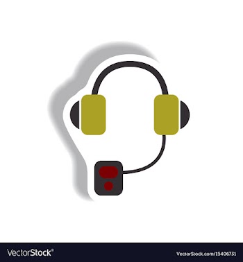 In paper sticker style vector image