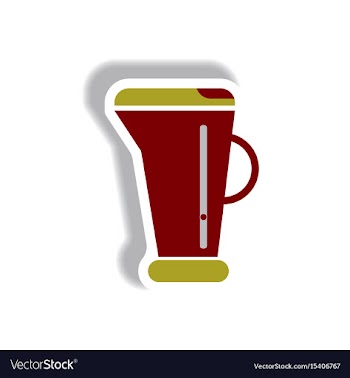 In paper sticker style vector image