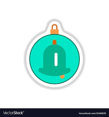 In paper sticker style vector image