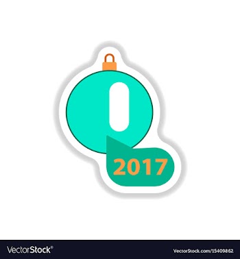 In paper sticker style vector image