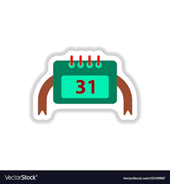 In paper sticker style vector image