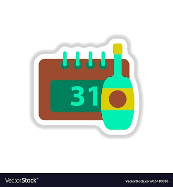 In paper sticker style vector image