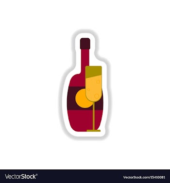In paper sticker style vector image
