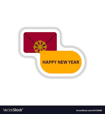 In paper sticker style vector image