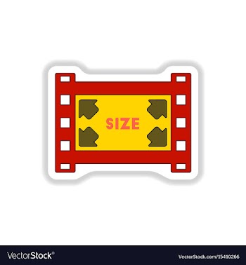 In paper sticker style vector image