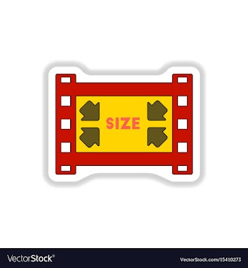 In paper sticker style vector image