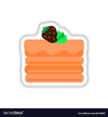 In paper sticker style vector image