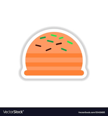 In paper sticker style vector image