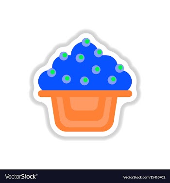 In paper sticker style vector image