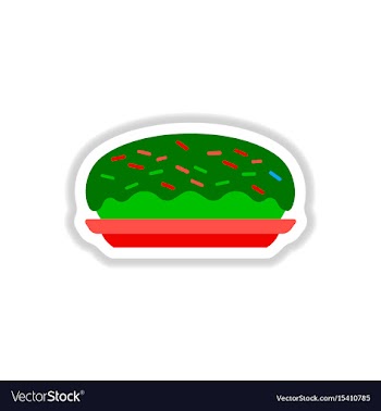 In paper sticker style vector image