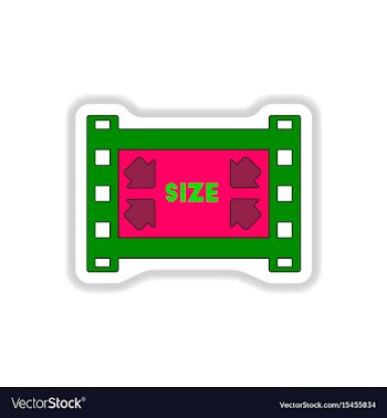 In paper sticker style vector image