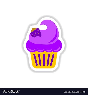 In paper sticker style vector image
