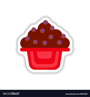In paper sticker style vector image
