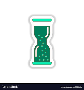 In paper sticker style vector image