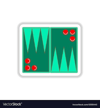 In paper sticker style vector image