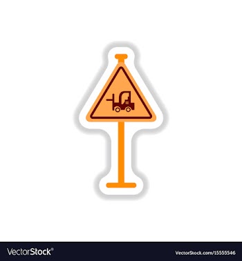 In paper sticker style vector image