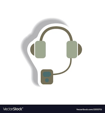 In paper sticker style vector image