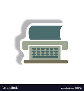 In paper sticker style vector image