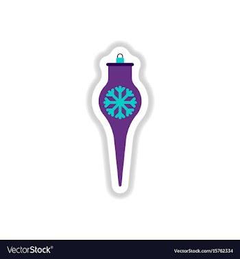 In paper sticker style vector image