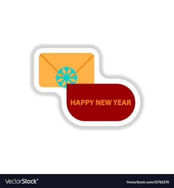 In paper sticker style vector image
