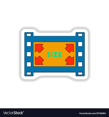 In paper sticker style vector image