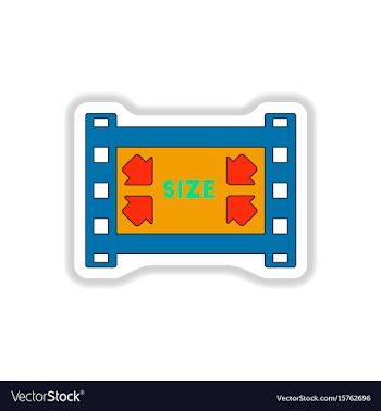 In paper sticker style vector image