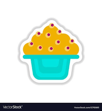 In paper sticker style vector image