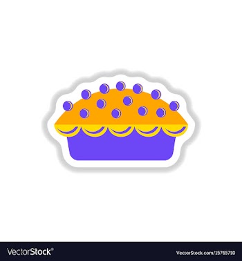 In paper sticker style vector image