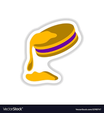 In paper sticker style vector image