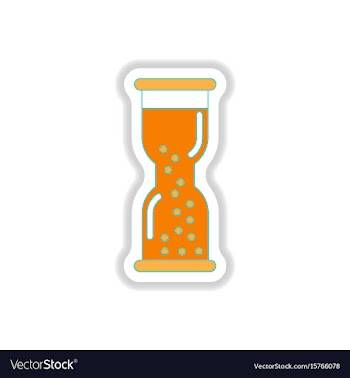 In paper sticker style vector image