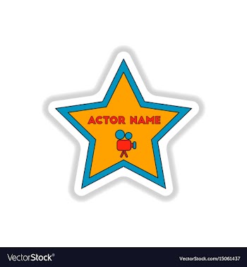 In paper sticker style walk of vector image