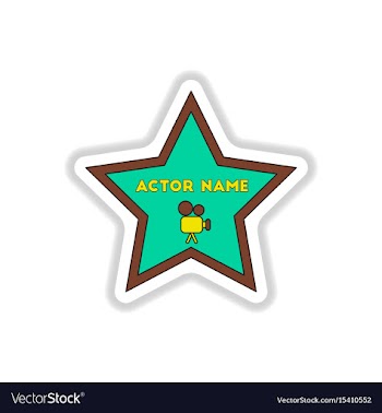 In paper sticker style walk of vector image