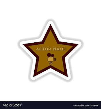 In paper sticker style walk of vector image
