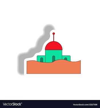 In sticker design of a vector image