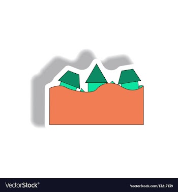 In sticker design of a vector image